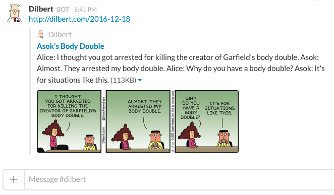 Creating a Daily Comic Slack Bot